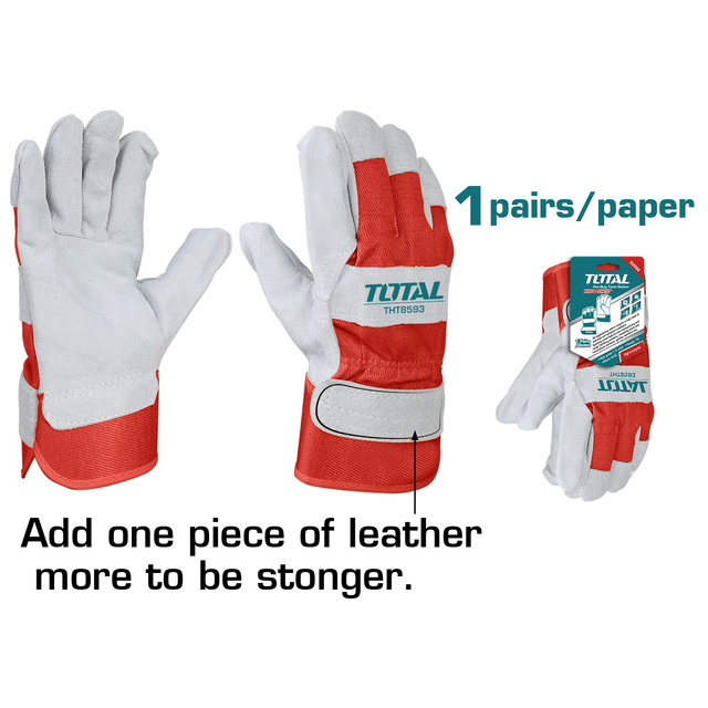 LEATHER WORKING GLOVES TOTAL TSP14101P